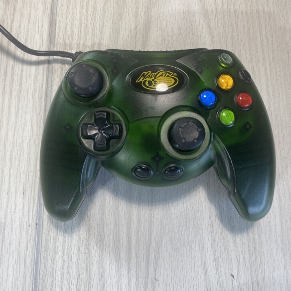 XBox Mad Catz Controller Green Item #4516 Control Pad 2001 - Picture 1 of 3